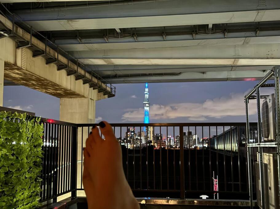 Ferienwohnung 東京スカイツリー眺望 一棟貸切 駅徒歩50秒 浅草8分 スカイツリー4分 銀座20分 Präfektur Tokio Exterior foto